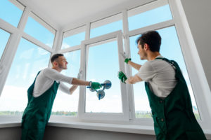 window replacement by two workers